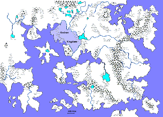 Location of the Andron Kingdom