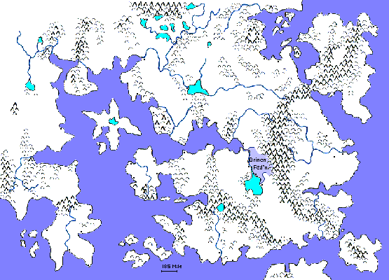 Location of the Drinen Federation