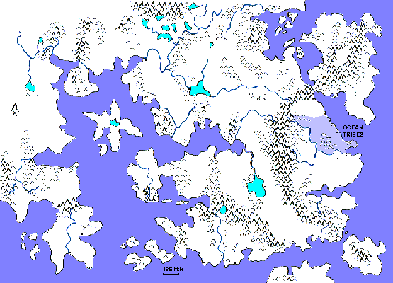 Location of the Ocean Tribes