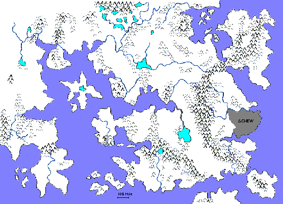 Location of the Kingdom of Schew