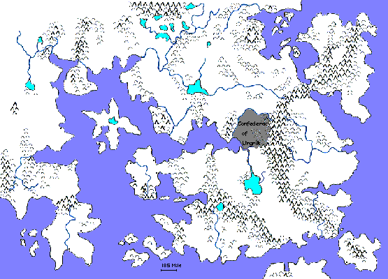 Location of the Confederacy of Urgrik on Trishore
