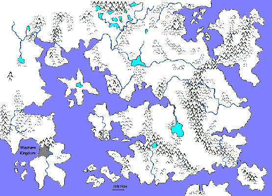 Location of the Western Kingdom
